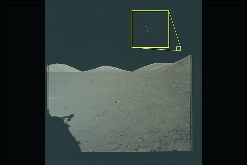 Imagen del Apollo 17 a la luna, 1972