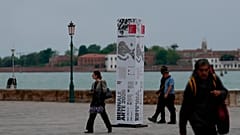 Venice Biennale entrance panel