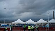 Preparativos ante el desembarco y evacuación del pasaje del MV Hondius, 9 de mayo de 2026.