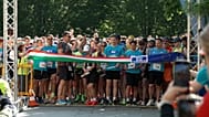 Futók a startnál a 2026-os Európa-napon
