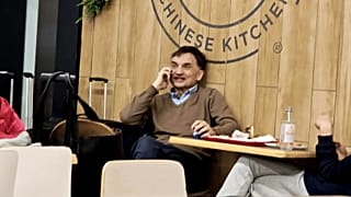 A picture which appears to show Poland's former justice minister Zbigniew Ziobro at Newark airport, 10 May, 2026