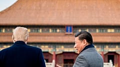 Donald Trump with Xi Jinping in Beijing