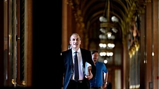 Hegedűs Zsolt egészségügyért felelős miniszterjelölt kinevezés előtti meghallgatására érkezik 