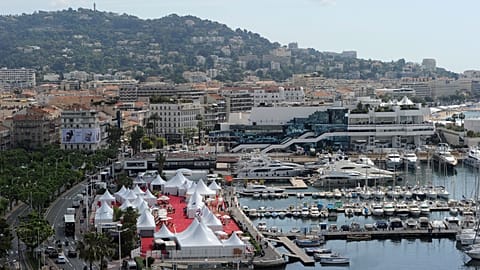 General view of the venue at the 65th international film festival, in Cannes, southern France, Tuesday, May 15, 2012.
