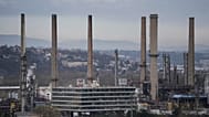 Archivbild: Die Total-Raffinerie Feyzin bei Lyon in Frankreich, aufgenommen am Freitag, 15. März 2024.
