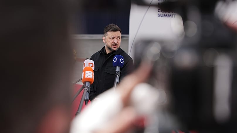 Volodymyr Zelenskyy in Armenia.