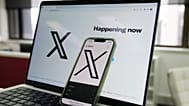 Computer screen showing X, the platform for Grok