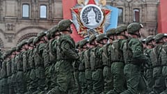 Russian servicemen attend the Victory Day military parade in Moscow, 9 May, 2026