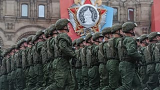 Russian servicemen attend the Victory Day military parade in Moscow, 9 May, 2026