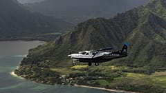 IMMAGINE SIMBOLO. La tecnologia di volo autonomo Superpilot di Joby controlla un Cessna 208 durante la REFORPAC 2025.