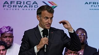 France's President Emmanuel Macron participates in the youth session during the Africa Forward Summit at the University of Nairobi, 11 May, 2026
