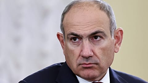 FILE: Armenian Prime Minister Nikol Pashinyan attends the Supreme Eurasian Economic Council summit, 21 December 2025