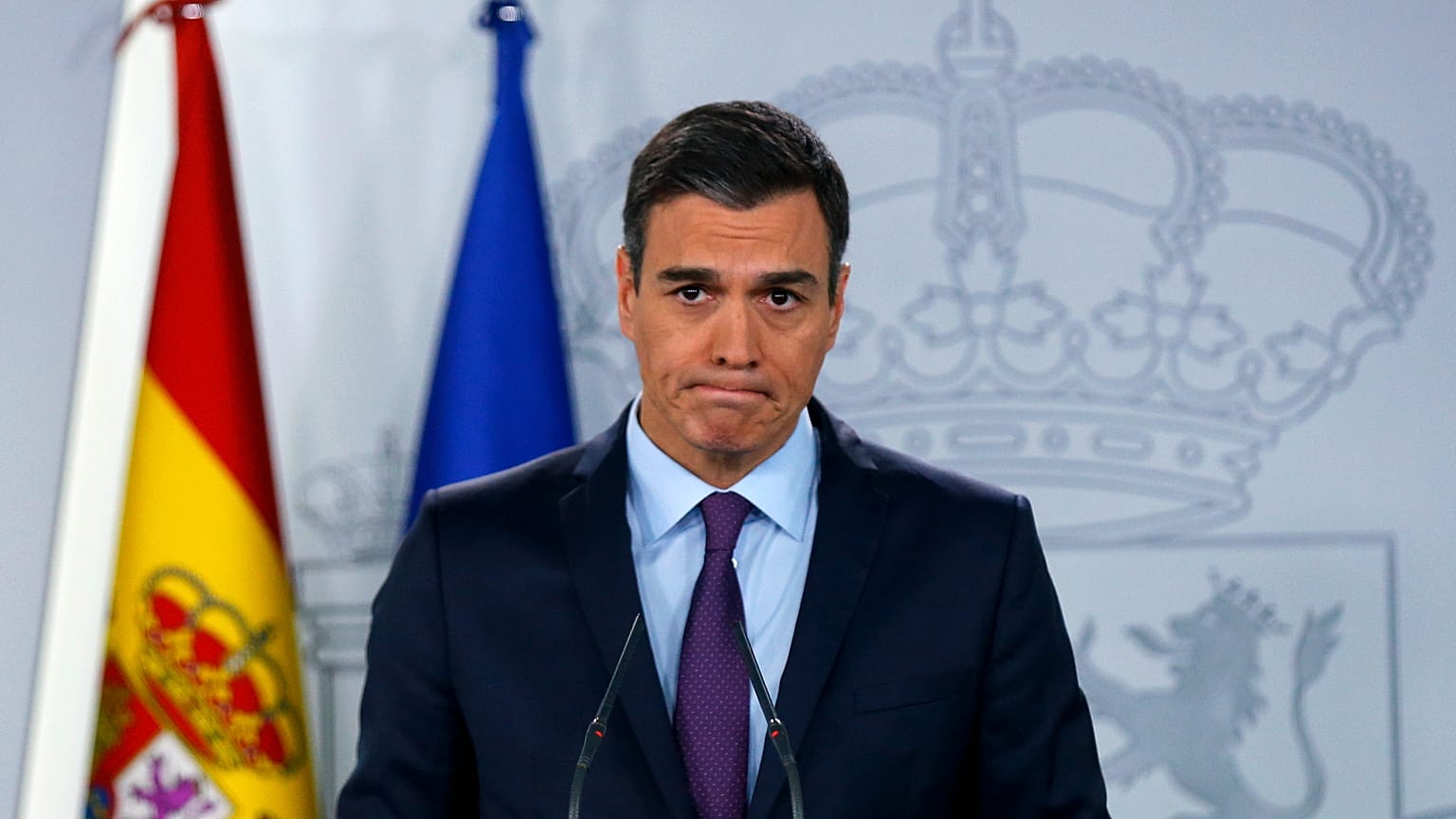 ARCHIVO: El presidente del Gobierno español, Pedro Sánchez, en el Palacio de la Moncloa en Madrid, el 4 de febrero de 2019. 