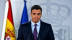 ARCHIVO: El presidente del Gobierno español, Pedro Sánchez, en el Palacio de la Moncloa en Madrid, el 4 de febrero de 2019. 
