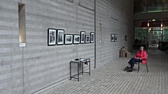 Ausstellung "Gesichter der Erinnerung: Die Bilder der Razzia des grünen Zettels“ in Berlin.