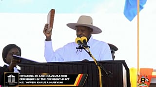 Uganda's 81-year-old President Yoweri Museveni sworn in to eighth term