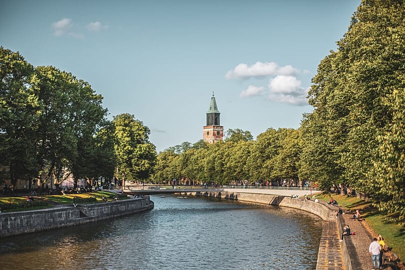The River Aura runs through Turku
