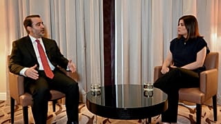 Asaad al-Shaibani, Syrian Foreign Affairs Minister & Maria Tadeo, Euronews