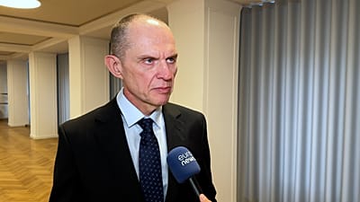 Andrzej Poczobut, journaliste polono-biélorusse et ancien prisonnier politique, dans une interview accordée à Euronews. 12.05.2026 r. 