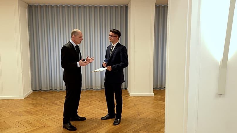 Polsko-białoruski dziennikarz, były więzień polityczny Andrzej Poczobut w rozmowie z Euronews. 12.05.2026 r. 