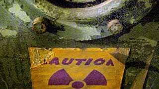 ARCHIVO: La puerta del reactor del Savannah, el primer buque de carga y pasajeros de propulsión nuclear del mundo.