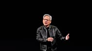 Archivo - El consejero delegado de Nvidia, Jensen Huang, habla en una conferencia sobre inteligencia artificial en San José (California), el lunes 16 de marzo de 2026.