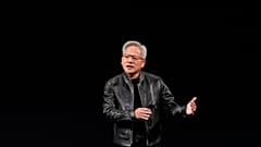Archiv: Nvidia-Chef Jensen Huang spricht auf einer Nvidia-Konferenz über künstliche Intelligenz in San Jose, Kalifornien, am Montag, 16. März 2026.