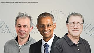 Los químicos británicos David Klenerman y Shankar Balasubramanian y el biofísico francés Pascal Mayer