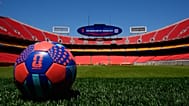 Общий вид стадиона Kansas City Stadium в Канзас-Сити (штат Миссури), понедельник, 11 мая 2026 года, накануне матчей ЧМ‑2026 по футболу.