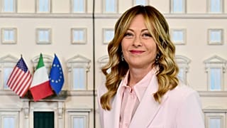 La premier Giorgia Meloni durante la visita di Rubio a Palazzo Chigi lo scorso 8 maggio