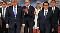 US President Trump arrives in Beijing for two-day summit with Xi Jinping