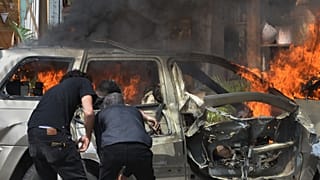 Israeli drone strikes kill 8 near Beirut ahead of talks