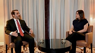 Asaad al-Shaibani, Syrian Foreign Affairs Minister & Maria Tadeo, Euronews