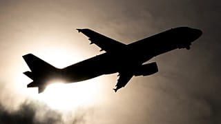 Plane flies over Spanish airspace