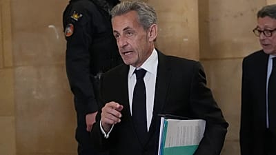 Nicolas Sarkozy au Palais de justice de Paris en mars 2026