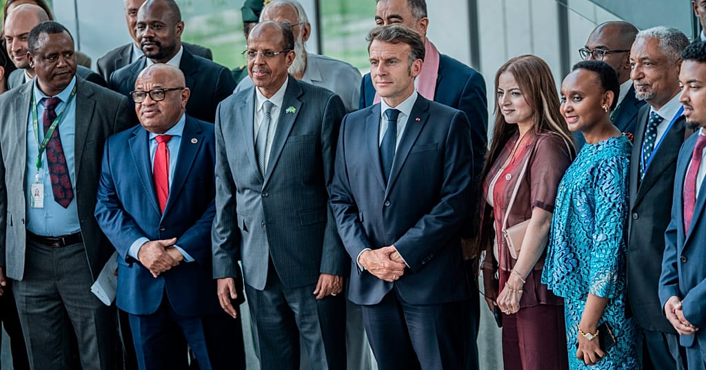 Macron in Ethiopia: "Africa's problems must be solved by Africa"