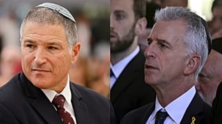 رئيس "الموساد" ديفيد برنياع (يميناً)، ورئيس جهاز "الشاباك" ديفيد زيني (يساراً).