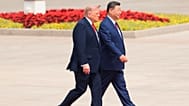 US President Donald Trump with Chinese President Xi Jinping in Beijing, on 14 May, 2026. 