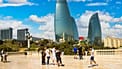 Baku, die Hauptstadt Aserbaidschans
