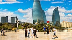 Baku, die Hauptstadt Aserbaidschans