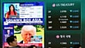 Archív felvétel – Az ázsiai piac alakulását mutató képernyő a Hana Bank szöuli központjának devizakereskedési termében. 2026. május 14.