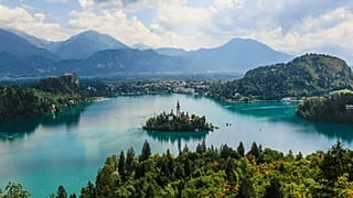Slovenia’s Lake Bled was found to be the most popular place globally for wild swimming