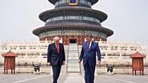 Trump leaves Beijing after last meetings with Xi