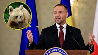 Karol Nawrocki adoptował w Rumunii niedźwiedzia. 