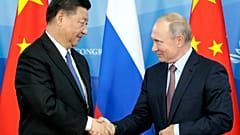 Демонстрационное фото. Владимир путин и Си Цзиньпин. 