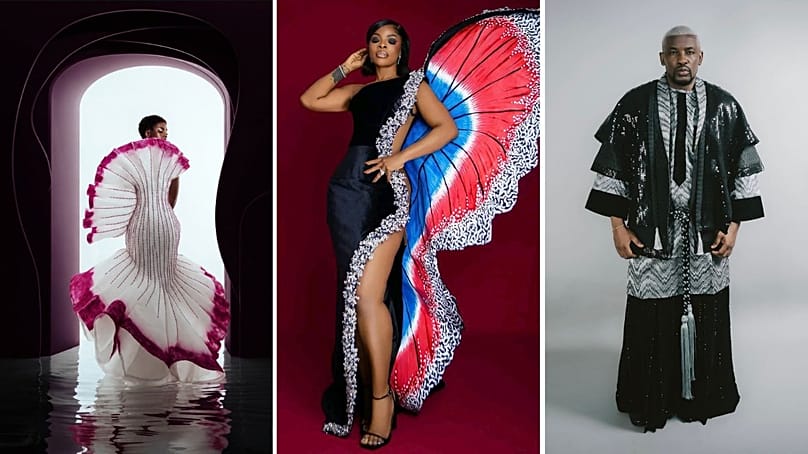 African fashion on red carpet 