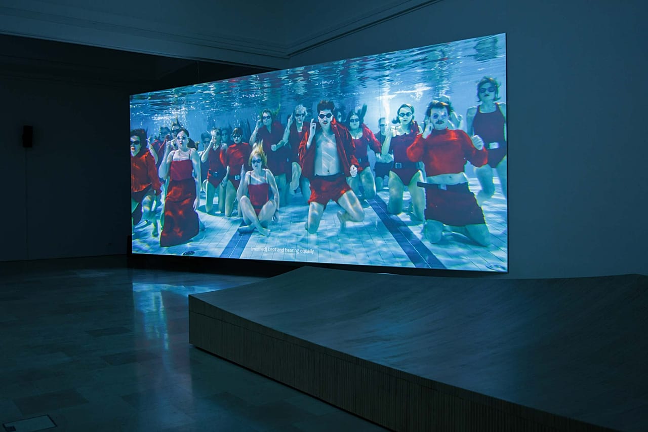 Liquid Tongues installation view