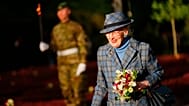 Denmark's Queen Margrethe arrives at the commemoration of the 80th anniversary of Denmark's liberation at a memorial service in Mindelunden in Ryvangen, 4 May, 2025