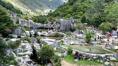 River beaches, like the Praia Fluvial de Loriga, are becoming increasingly popular in Portugal 