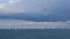Arşiv: Belçika kıyıları açıklarındaki Kuzey Denizi’nde, Modular Offshore Grid yakınlarında rüzgar türbinleri, 9 Eylül 2019